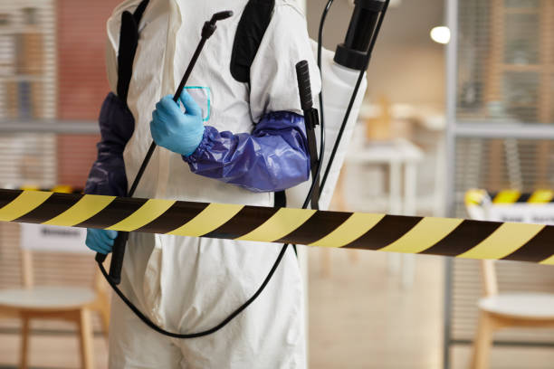 Professional Blood Cleanup technician working in Macatawa, MI
